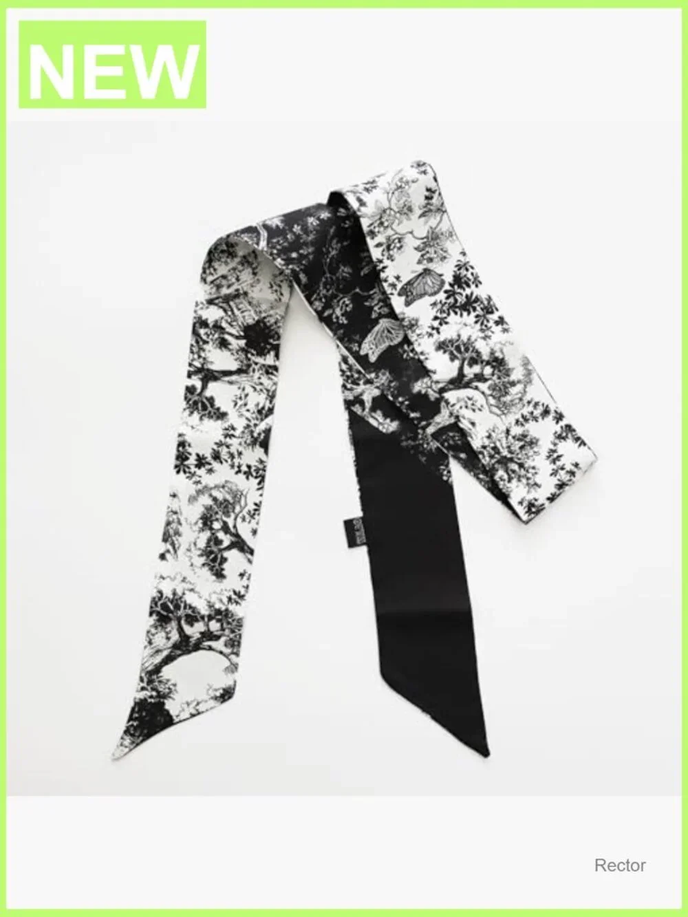 100% Silk Scarf - Fashion Neckerchief Hair Band Bag Wrap - Lightweight